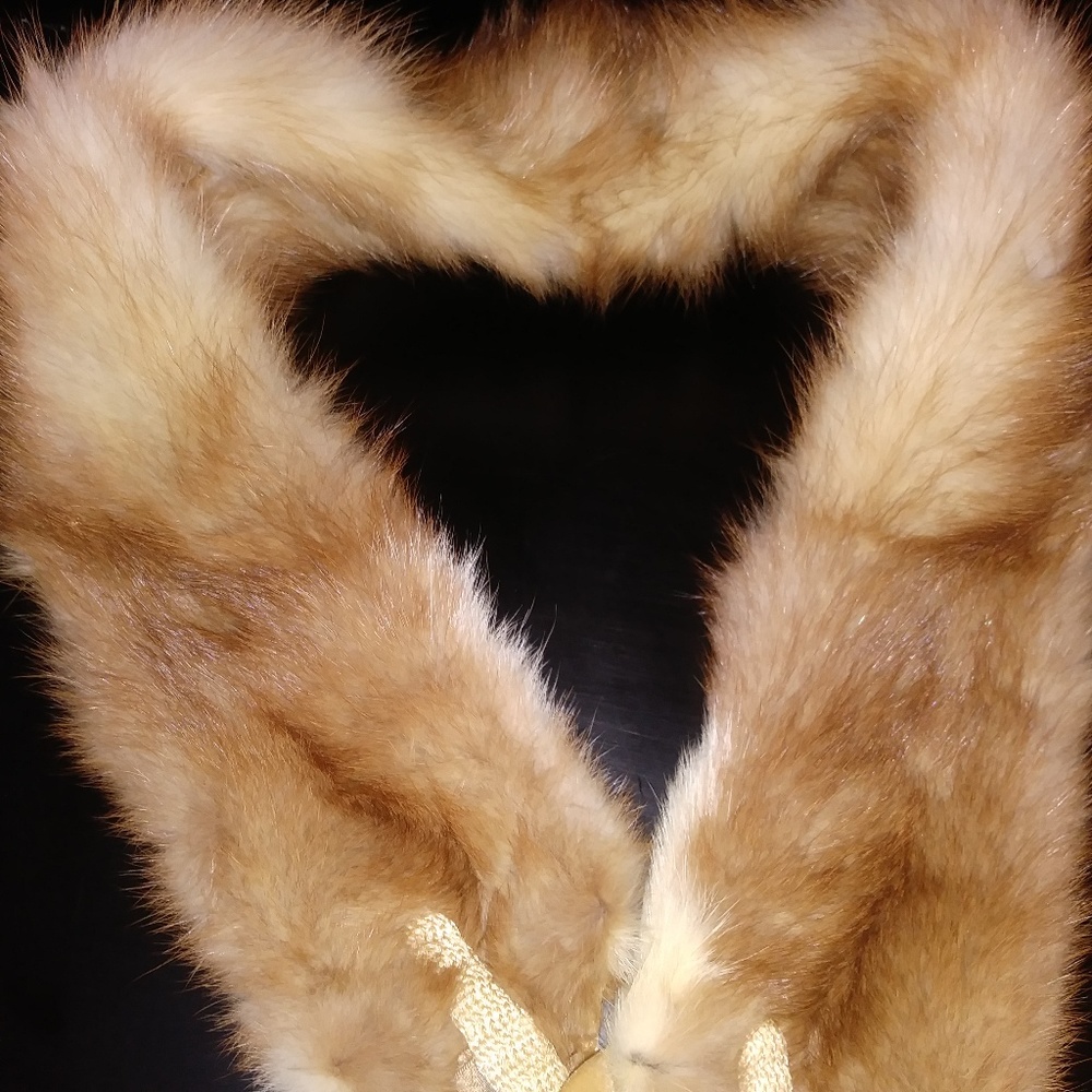 vintage fox fur collar